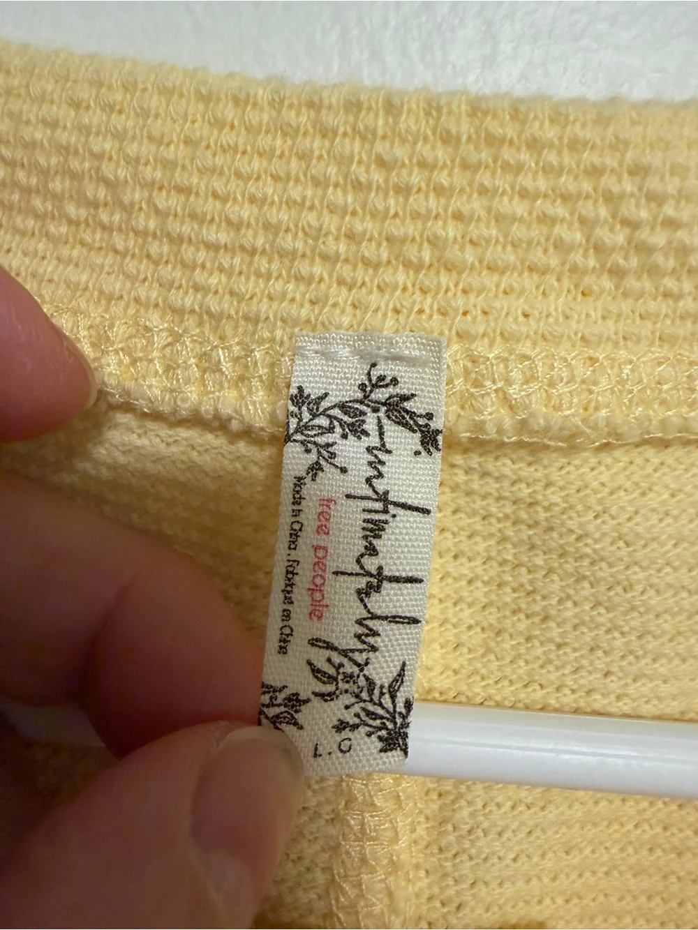 Free People Yellow Knit Sleeveless Bodysuit Size L Cotton Blend